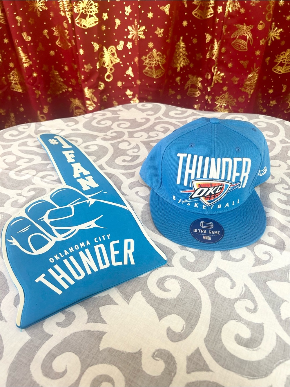 Ultra Game Men's NBA Official Essentials Oklahoma City Thunder Baseball Cap Hat.